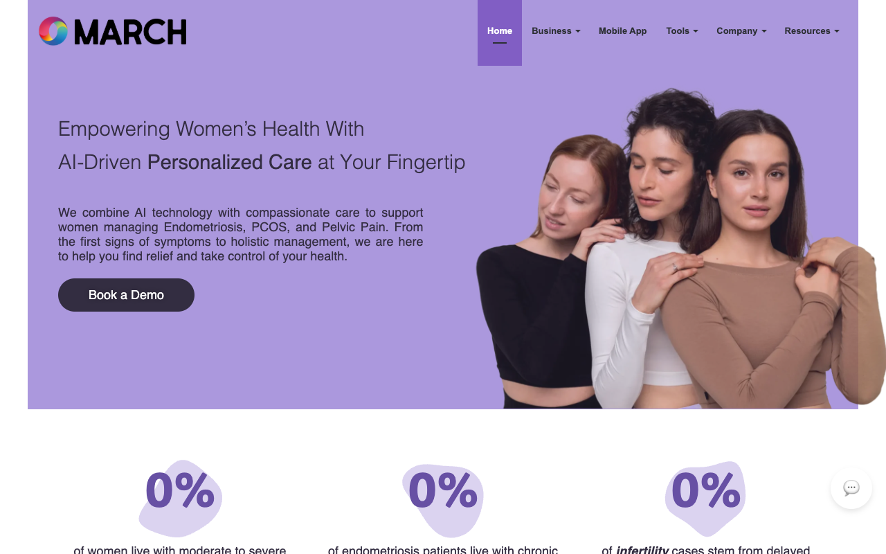 March Health - AI 助力的生殖健康教练