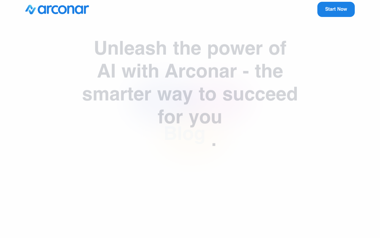 Arconar - 发挥 Arconar 的人工智能力量 人工智能 AI 工具