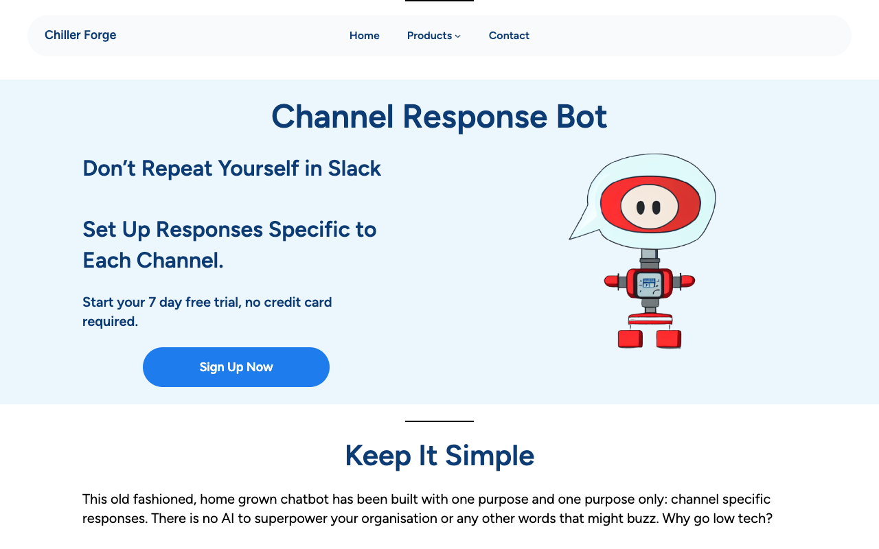 Channel Response Bot - 一个自家制作的、无基因改造和无人工智能的 Slack 机器人