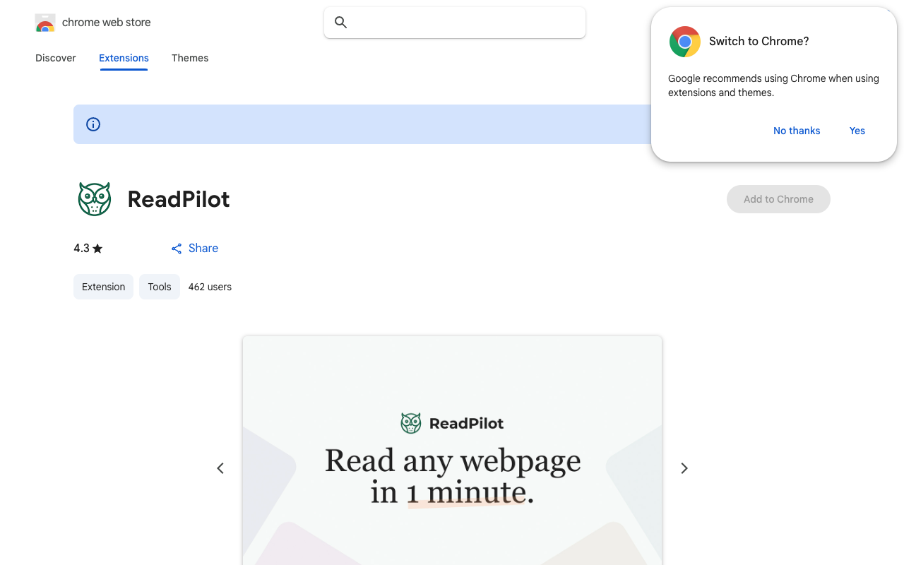ReadPilot - 一键读取任何网页，一分钟搞定