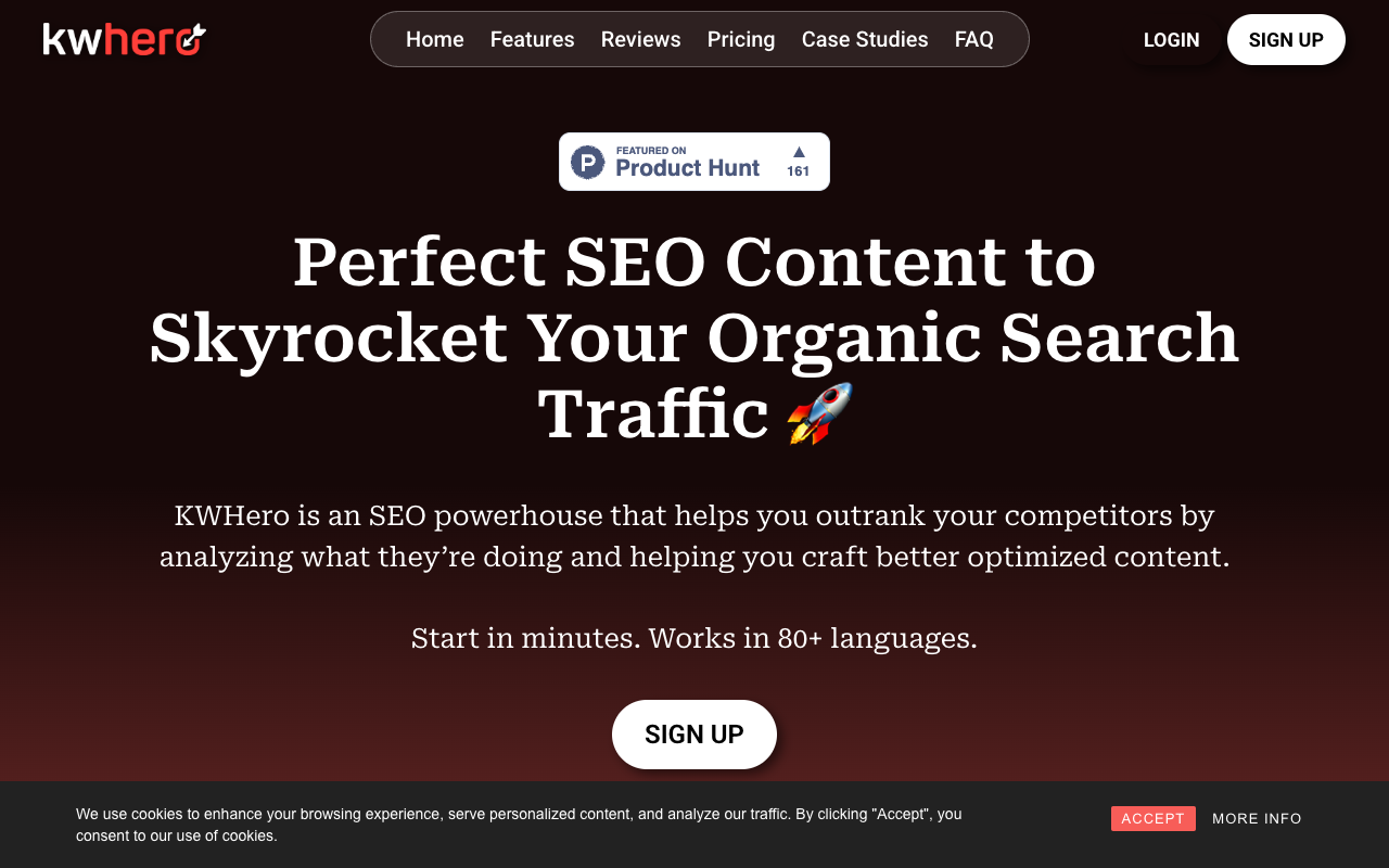 KWHero - 科学打造的 SEO 内容，助您飞速提升谷歌排名