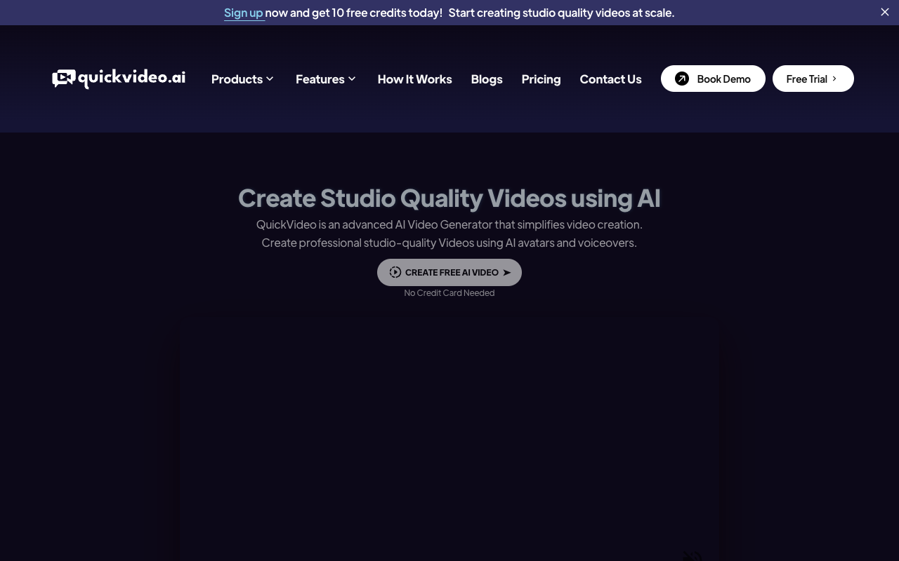 QuickVideo - 为您创建直观的 AI 视频