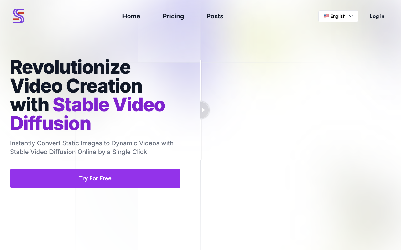 Stable Video Diffusion - 在线将图像转换为视频 视频生成 AI 技术