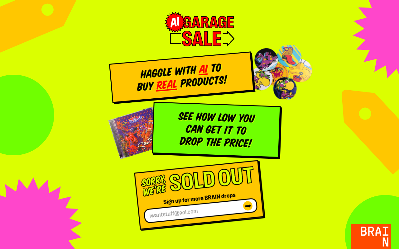 AI Garage Sale - 与 AI 讨价还价购买真实产品
