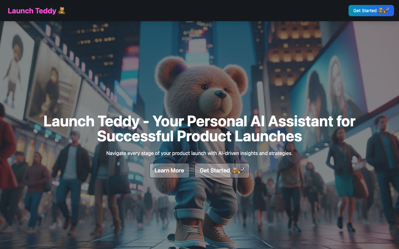 Launch Teddy - 为成功的产品发布提供个人化的 AI 助手 人工智能 产品发布