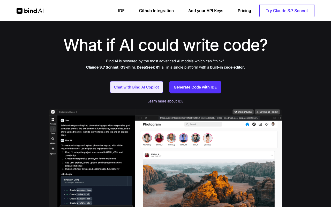 Bind AI - 轻松创建用于营销、销售和支持的人工智能助手 人工智能 营销 销售 支持