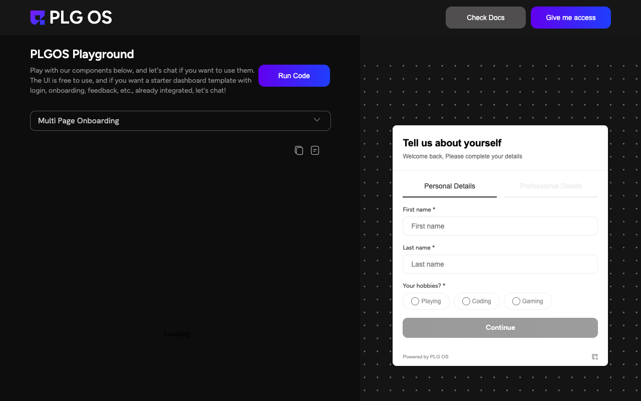 Quest Playground - AI 助力的 UI SDK 组件，加速用户采用和参与