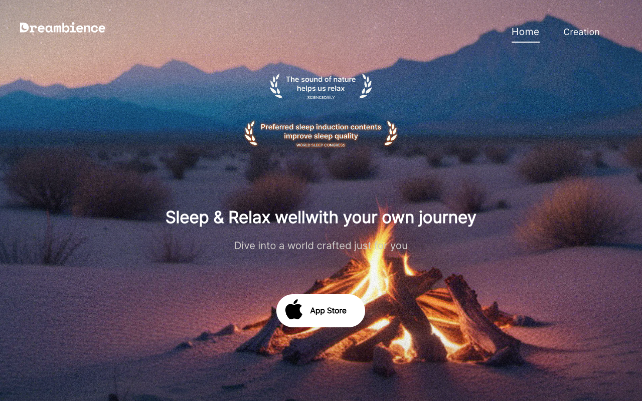 Dreambience: AI-Powered Meditation for Personalized Sleep and Mindfulness AI Meditation Sleep