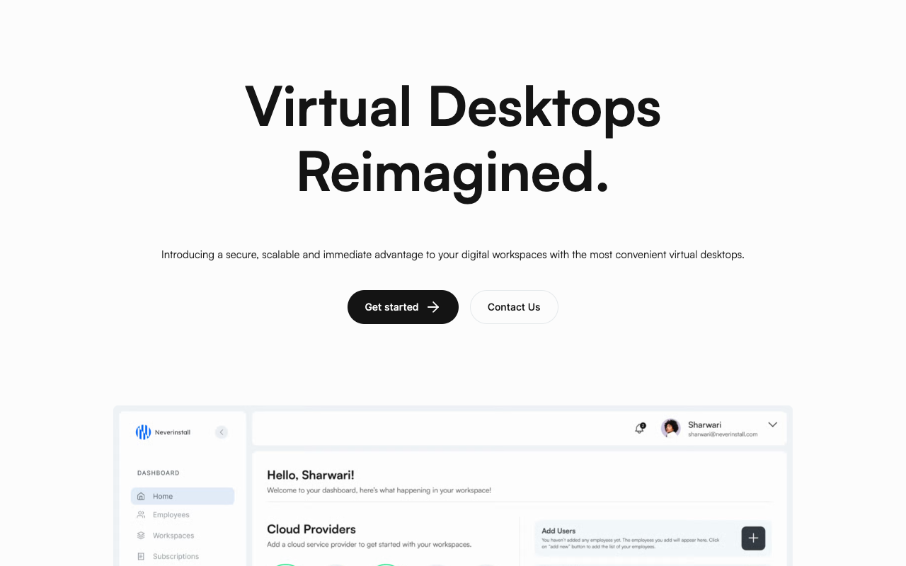 Neverinstall Windows Cloud PC - The most powerful Cloud PC with AI copilot