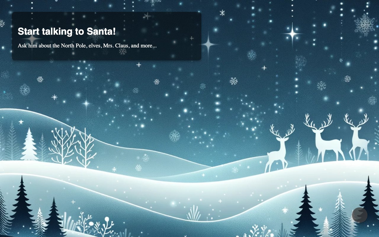 What's Up Santa Claus - Chat with Santa using GPT(Gleeful Polar Talk)