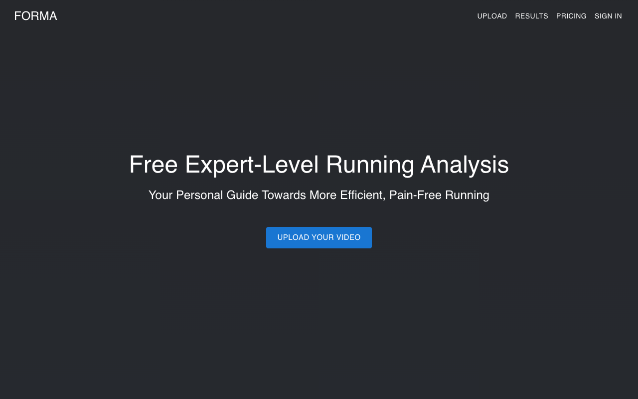 Forma - Expert Feedback on Your Running Form