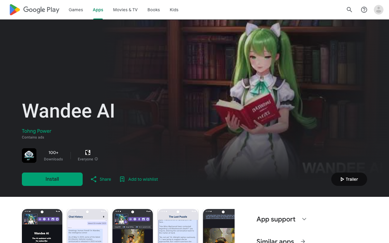 Wandee My AI Assistant - Custom ChatGPT, DALL·E 3 and Text to speech