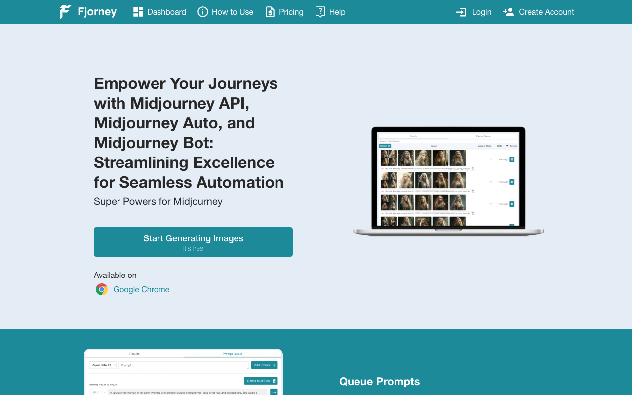 Fjorney - Midjourney Automation Tools