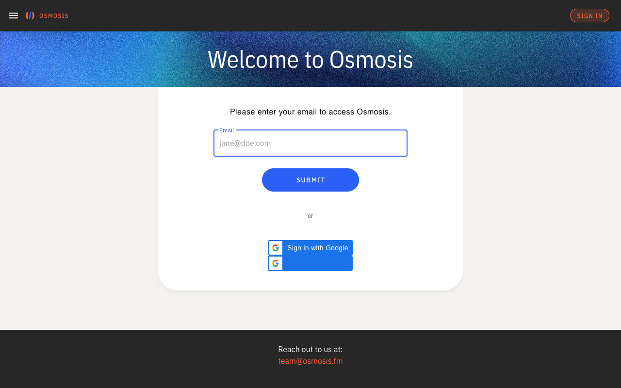 Osmosis.fm - Vanquish your podcast backlog with AI-generated audio flows