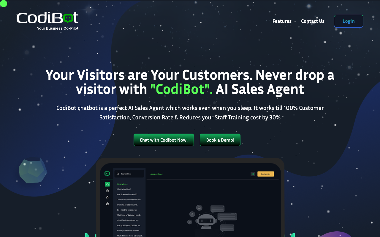 CodiBot - An AI-Powered Chat Bot