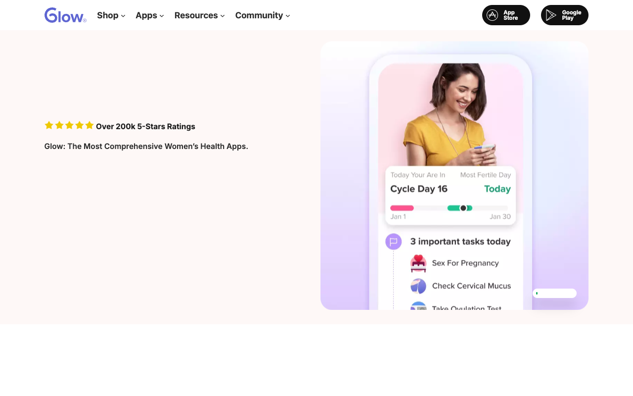 Glow - The smartest fertility tracker Health