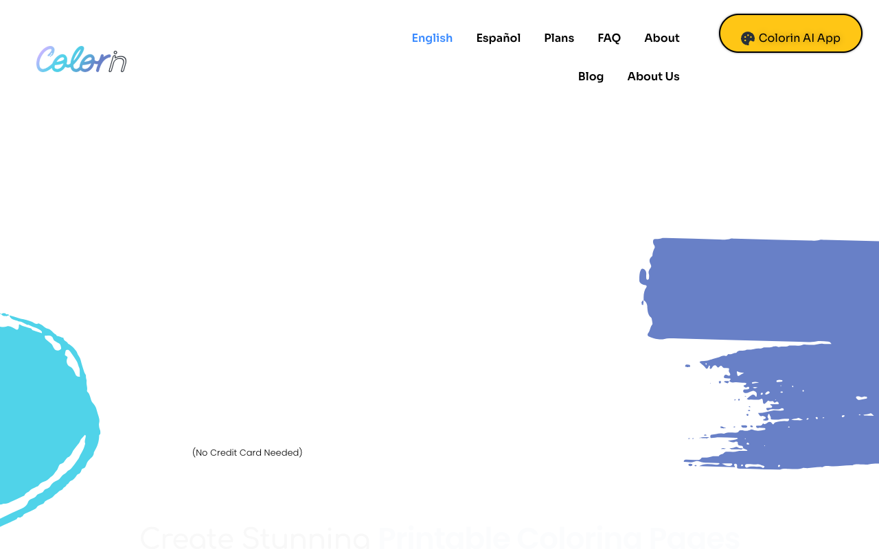 Colorin AI - A custom studio to create coloring pages and books with AI