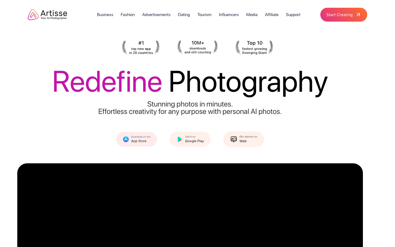 Artisse AI - Transforming photography forever using AI
