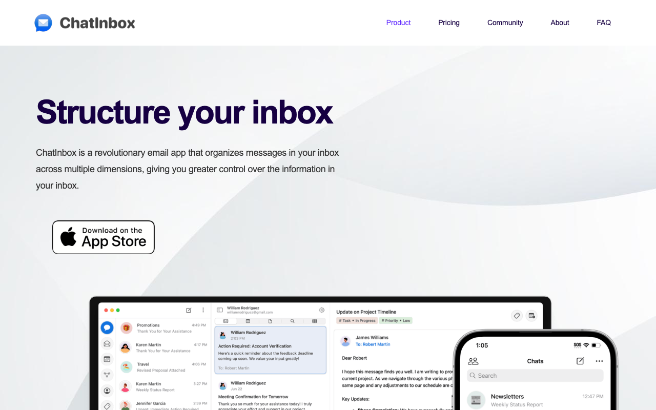 ChatInbox - Manage emails conversationally