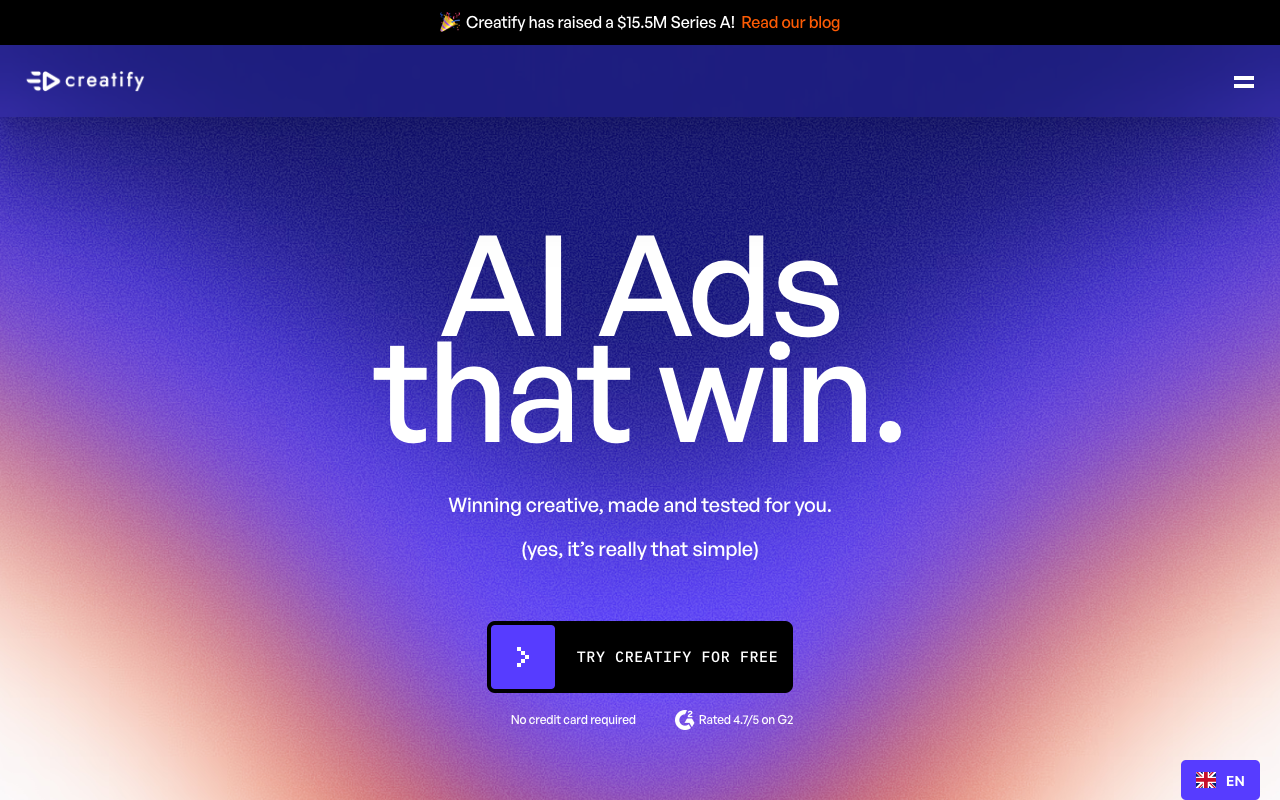 Creatify AI - Create short video ads in seconds, just with a product URL