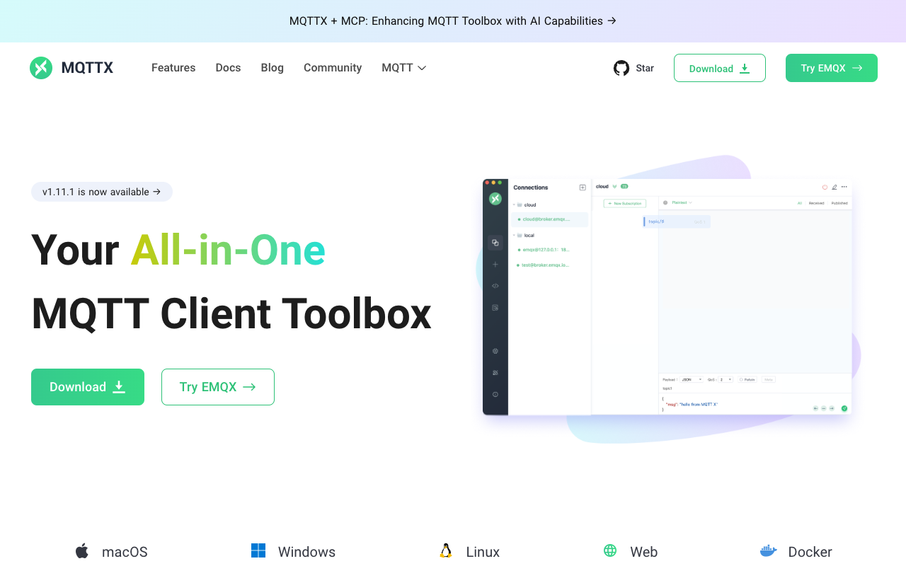 MQTTX - Revolutionizing MQTT with AI: Introducing Copilot in MQTTX