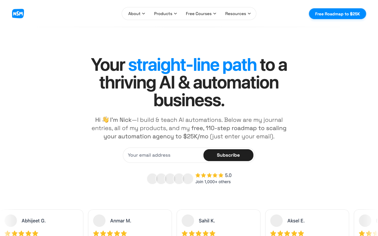 Nick Saraev - Documenting my journey to $2M in annual profit with AI