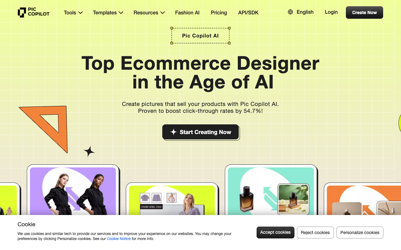 Pic Copilot - AI powered e-commerce image tool