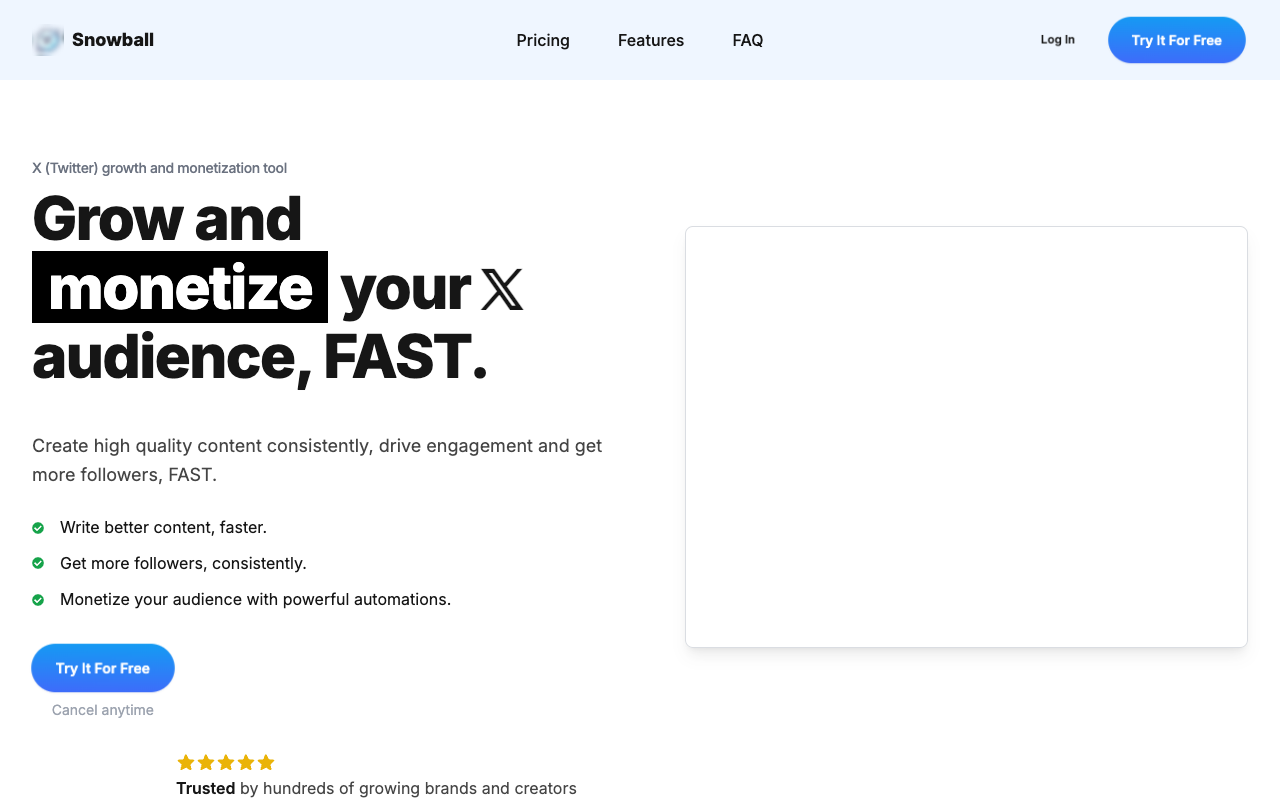 Snowball - Content creation made easy with AI