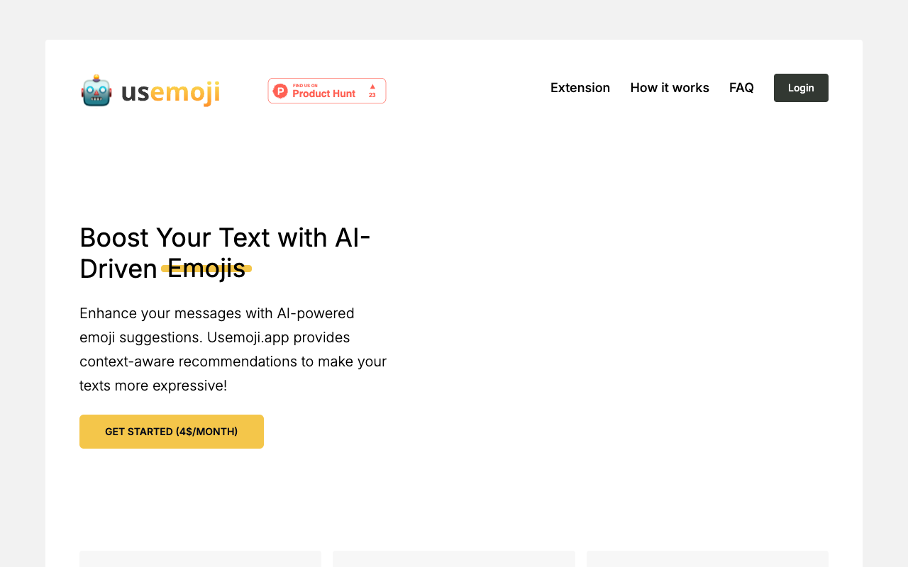 Convert Text to Emoji with AI - Elevate your texts with the perfect emojis with Usemoji.app