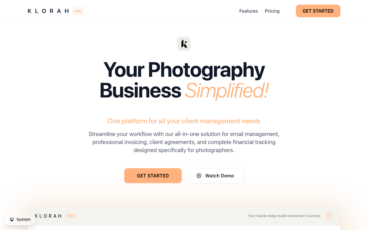 Klorah - AI powered freelancer client agreement