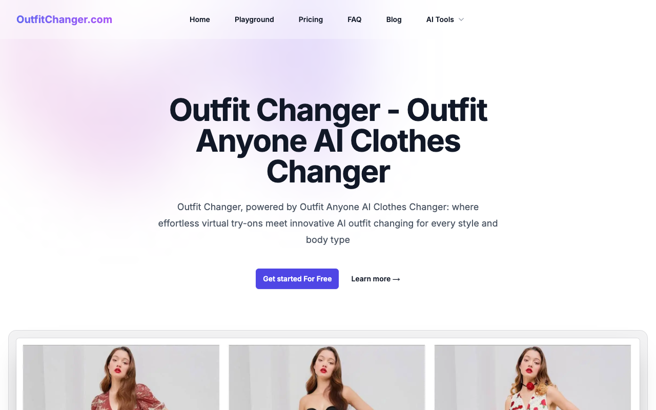 Outfit Anyone AI - Try on any outfit, anytime, anywhere, with just a click