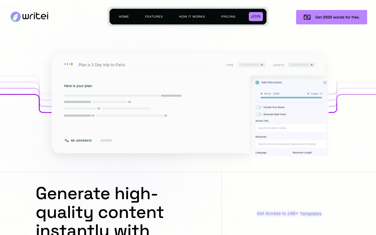 Writei - Best AI Content Generator