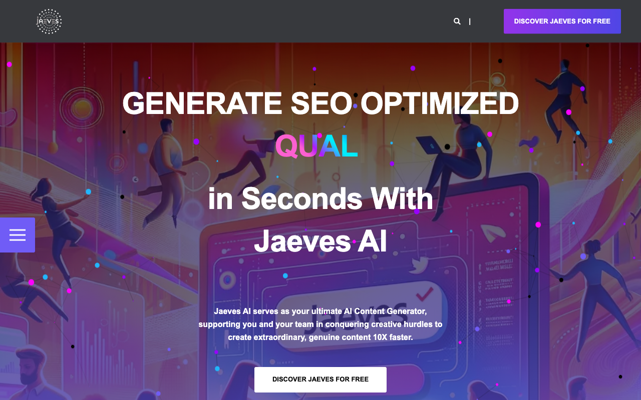 JaevesAI Creative Suite 2.0 (Beta) - Unleash the AI Power AI Content Creation