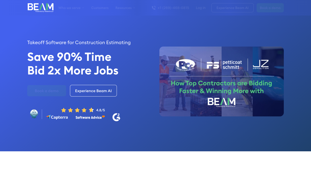 Beam AI Takeoff Software - #1 AI Takeoff Software For End-to-end Construction Takeoffs