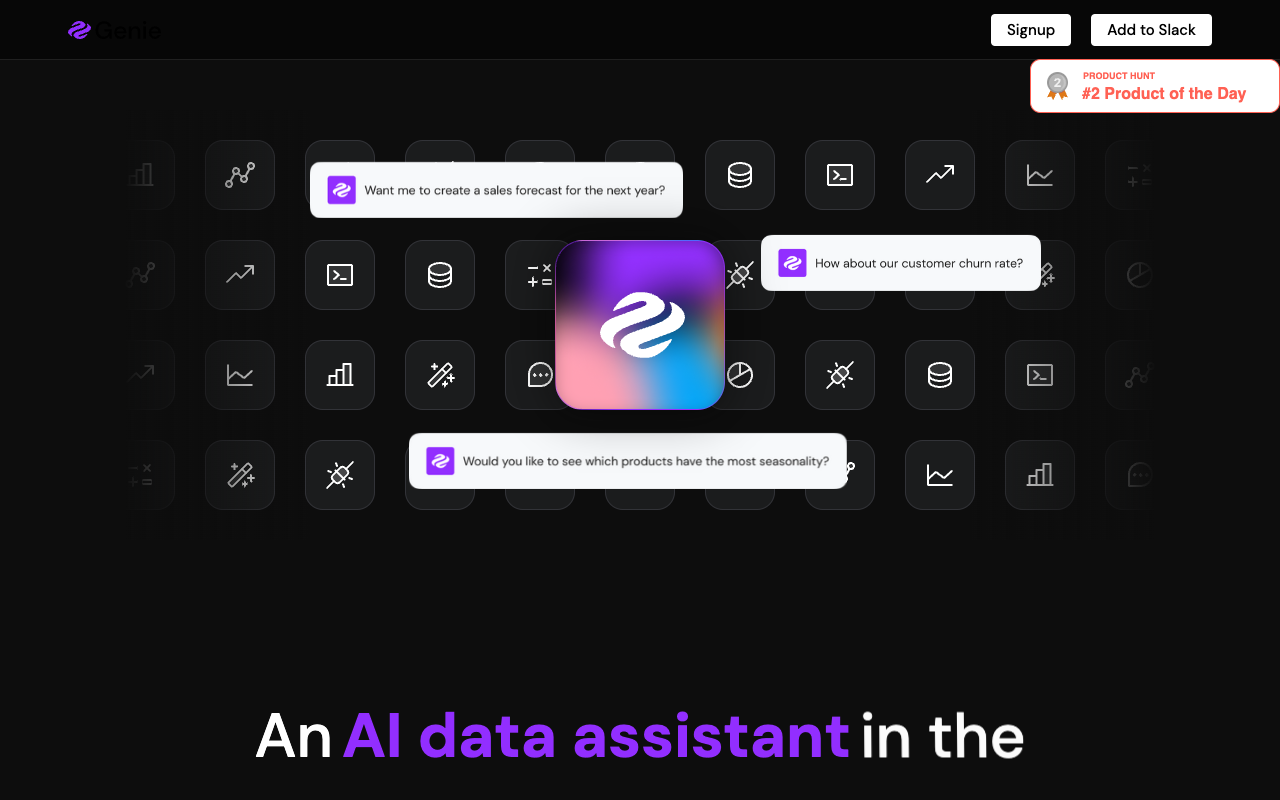 Genie AI - Conversational data assistant