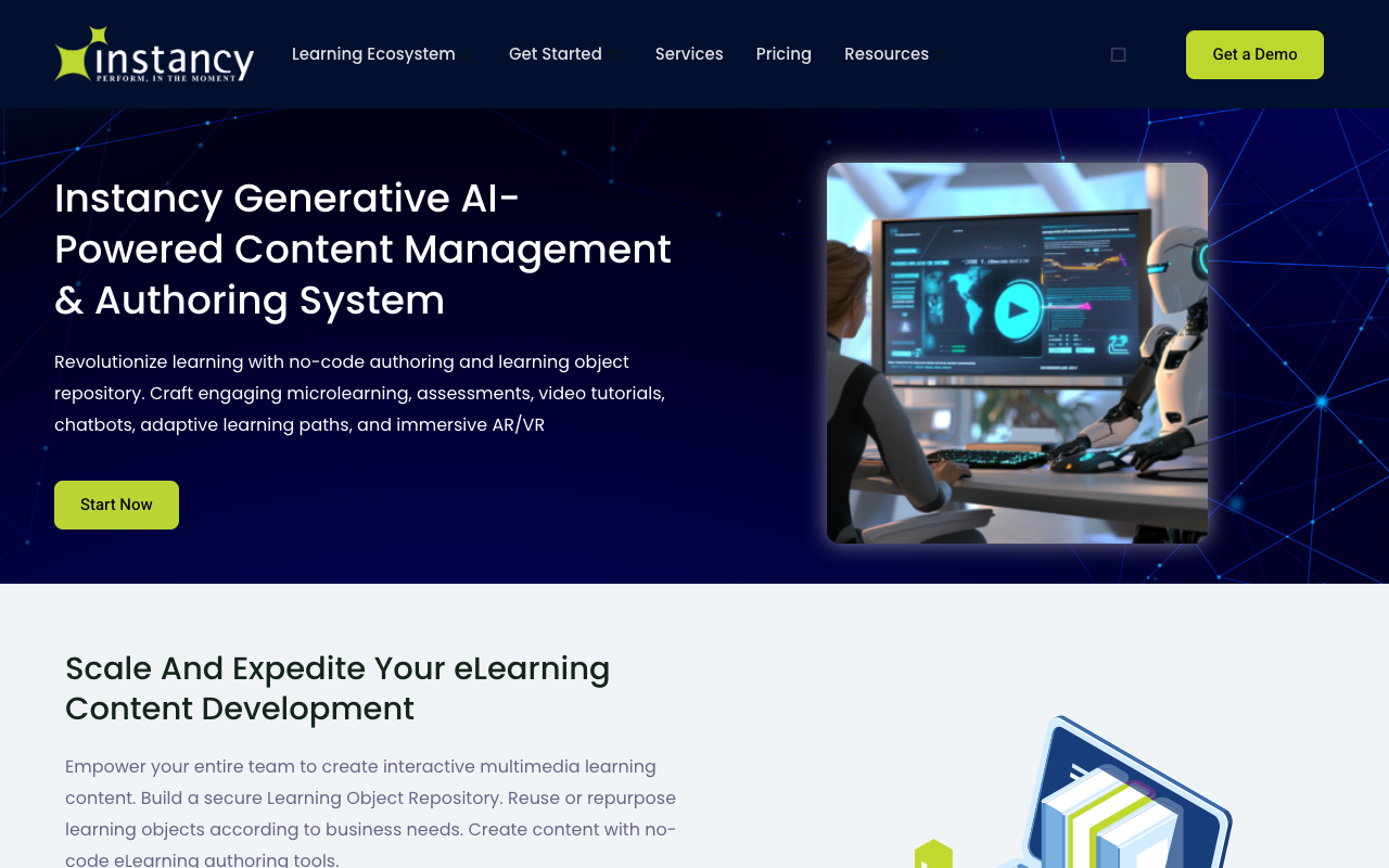 Supercharge eLearning Development with Generative AI - Instancy AI