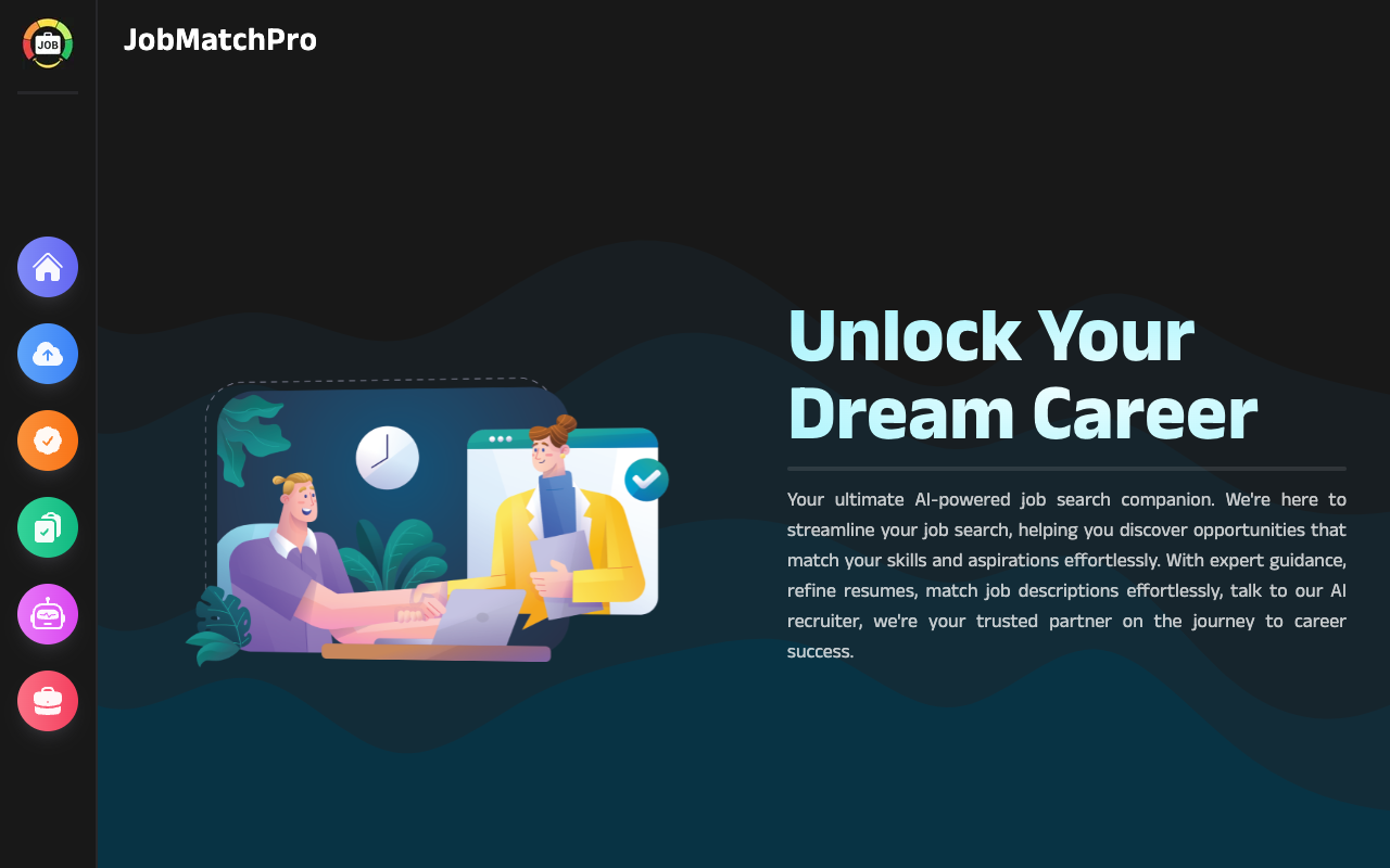 Job Match Pro - Your job search ends here, get matched to your dream company