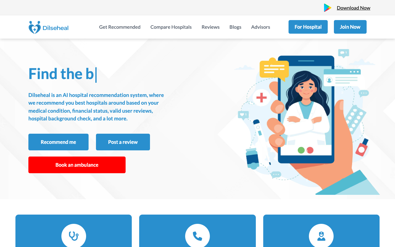 Best Hospital in India: AI-based Hospital Recommendation System - Dilseheal AI Healthcare Hospital