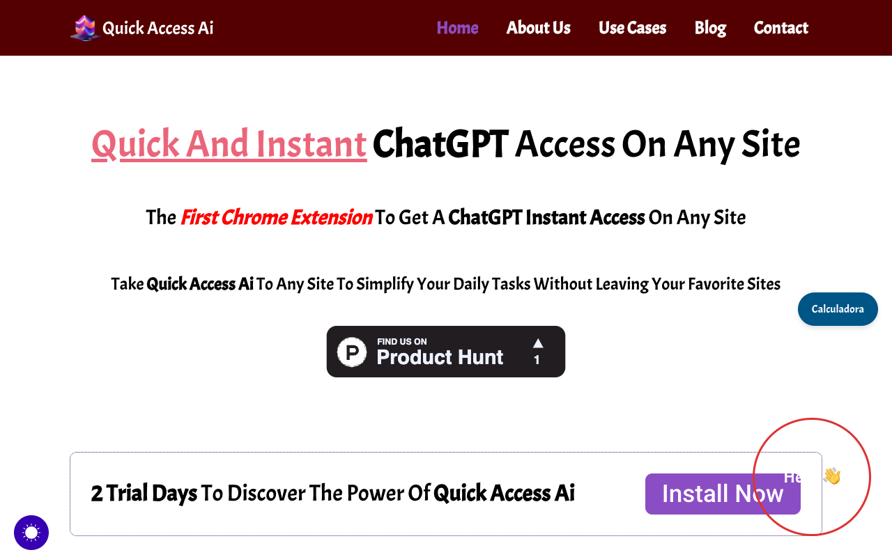 Quick Access Ai - Chrome Extension To Get A ChatGPT Instant Access On Any Site