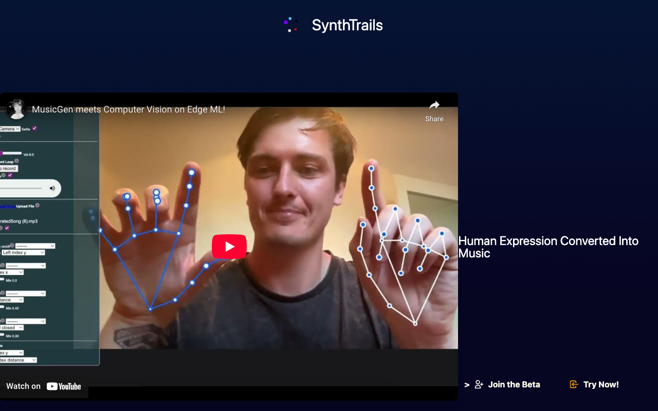 Synthy - Imagine mixing beats with just a wave of your hand Music Technology