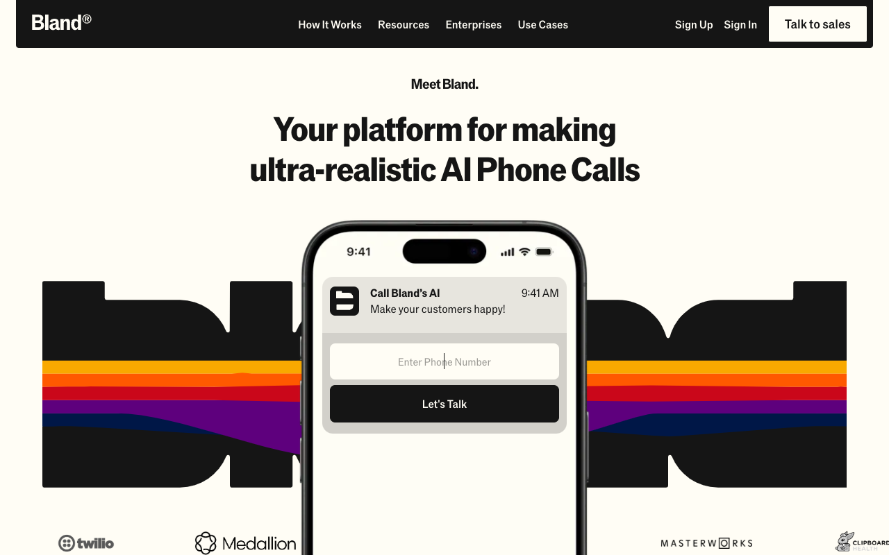 Bland Turbo - Experience the fastest conversational AI ever