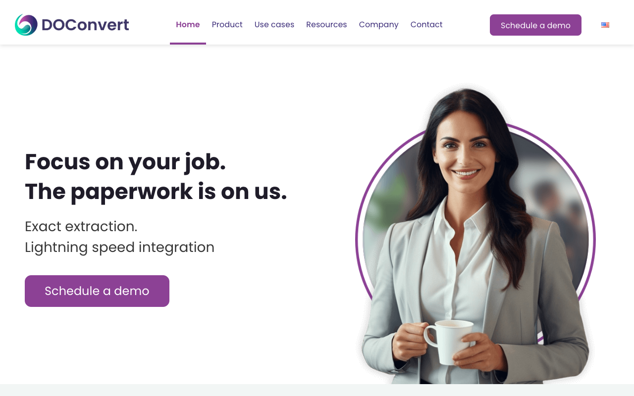DOConvert - Streamline Data Extraction with an Intelligent Document Processing Platform