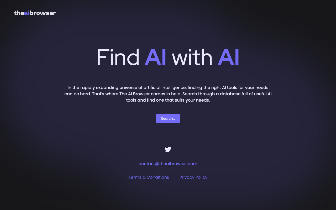 The AI Browser - Discover and Choose the Perfect AI Tool for Your Needs
