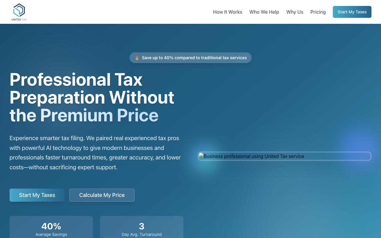 UnitedTax.AI - Smarter Online Tax Preparation