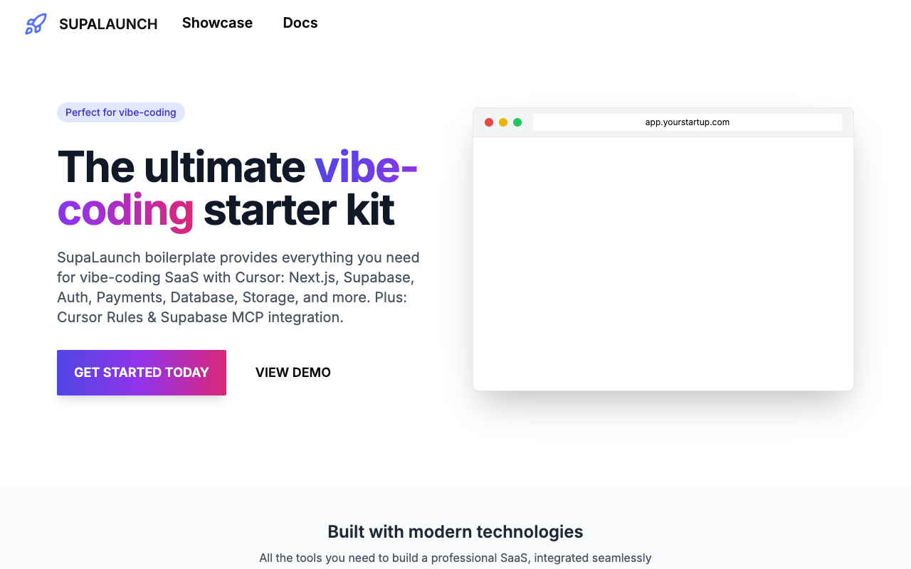 SupaLaunch - SaaS boilerplate for NextJS and Supabase