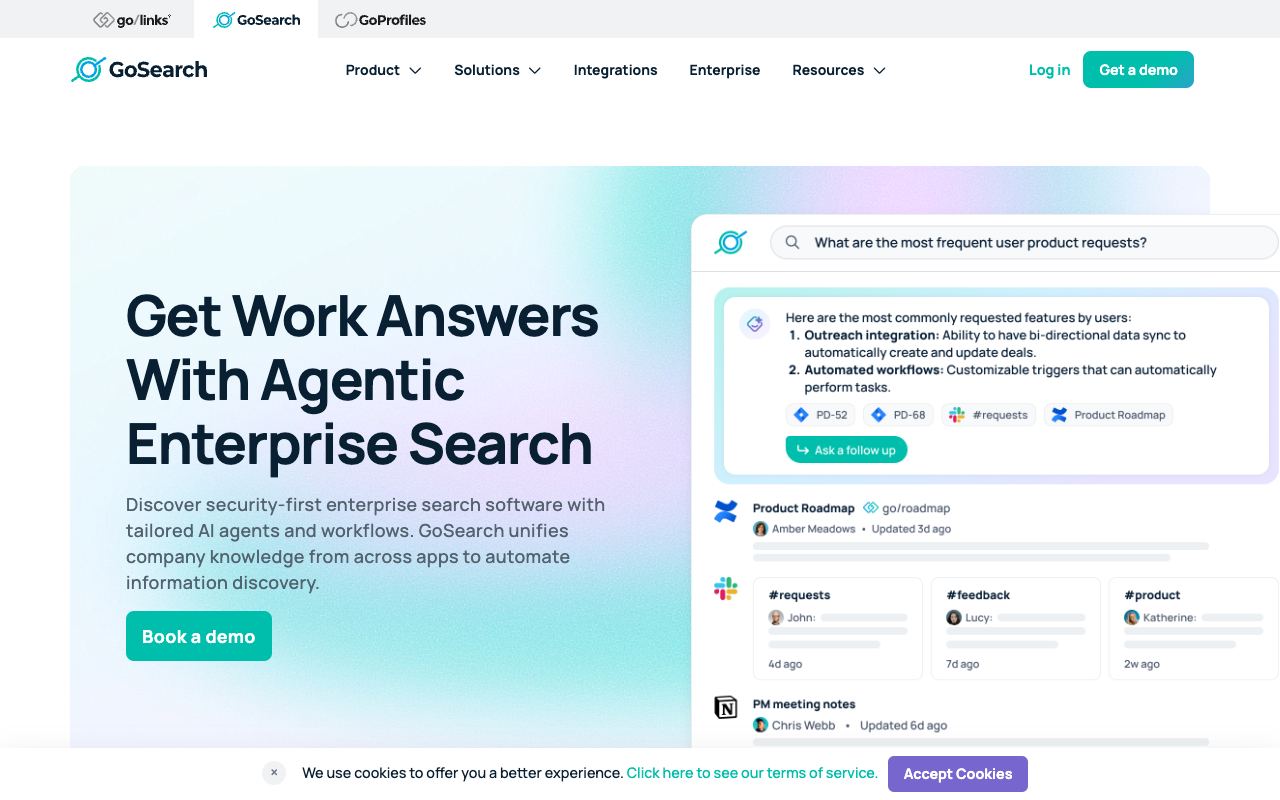 GoSearch - Enterprise Search with Instant Answers Powered by genAI