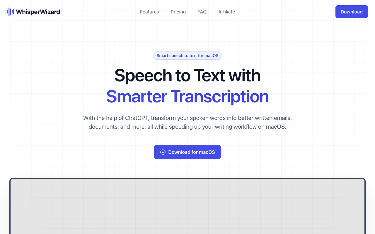 WhisperWizard - Transform Your Spoken Words into Better Written Text