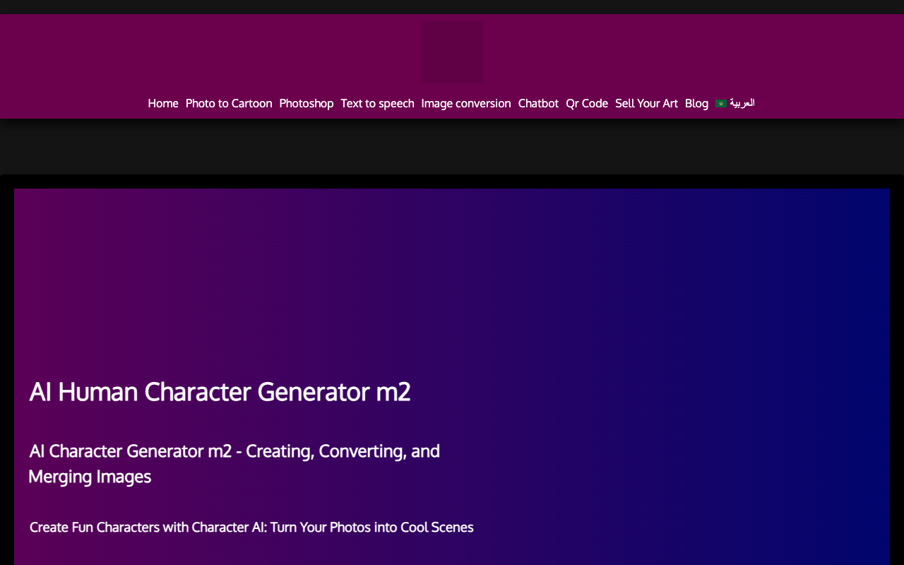 Character AI - Merge Your Face Photo with AI Images AI Image Editing