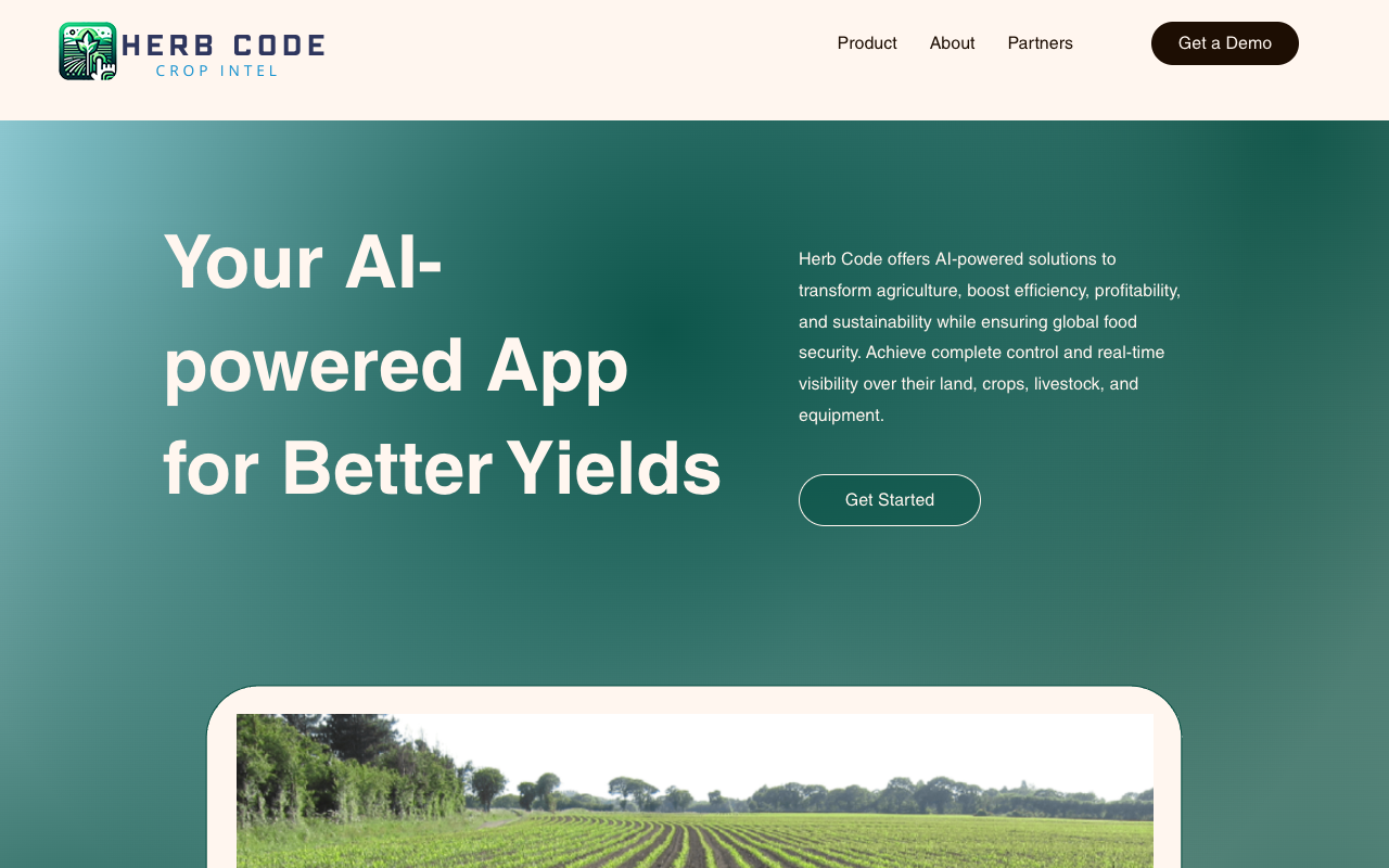 Herb Code - Revolutionizing Agriculture with AI-powered Solutions
