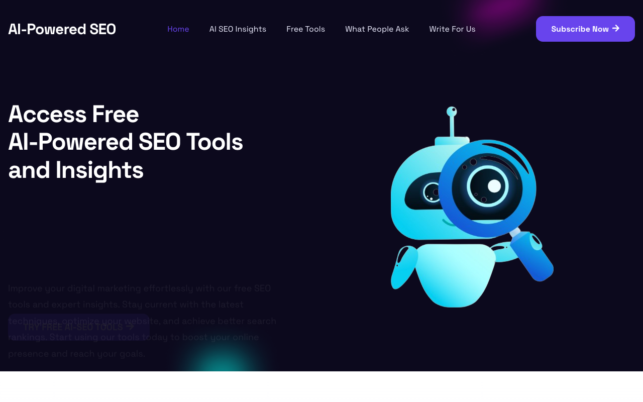 AI-Powered SEO - Elevate Your Online Presence with Advanced Optimization